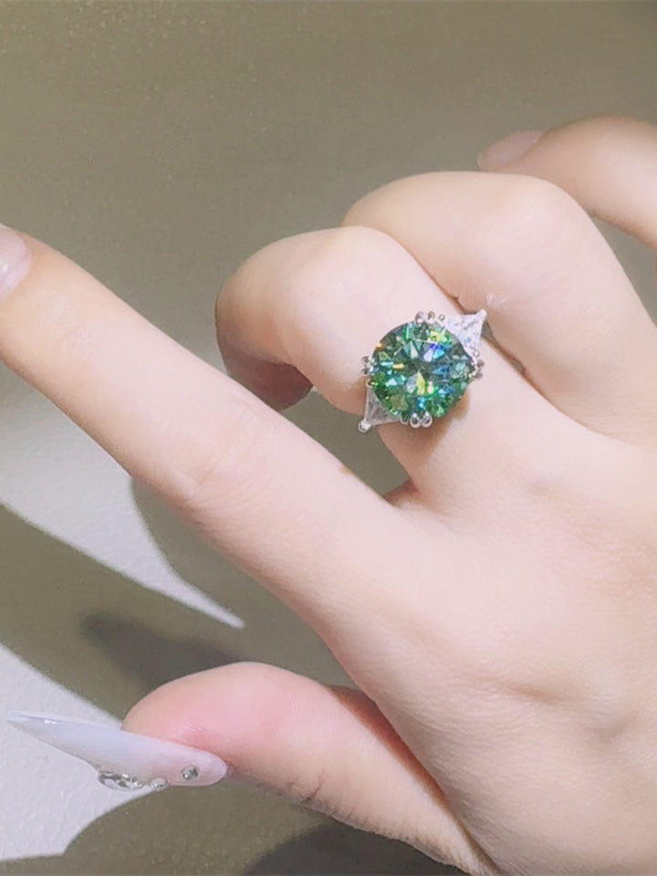 5 Carat Moissanite 925 Sterling Silver Ring for Women