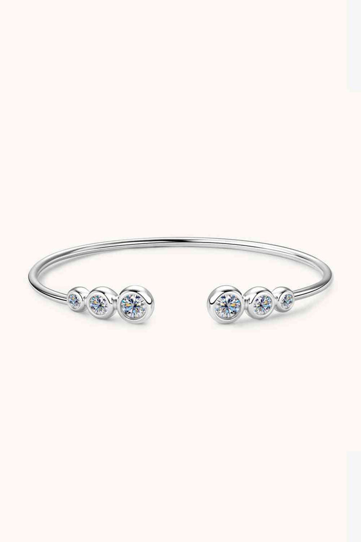 1.8 Carat Moissanite 925 Sterling Silver Bracelet Luxury