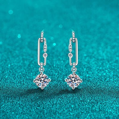 2 Carat Moissanite 925 Sterling Silver Earrings for Elegance