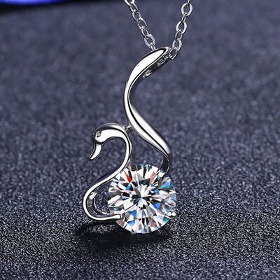 2 Carat Moissanite 925 Sterling Silver Necklace for Elegance