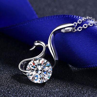 2 Carat Moissanite 925 Sterling Silver Necklace for Elegance