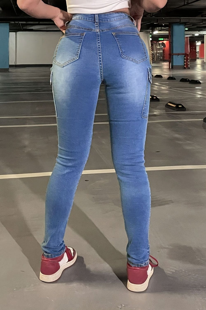 Skinny Jeans with Pockets for Women in Comfortable Fit