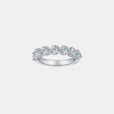 2.1 Carat 925 Sterling Silver Moissanite Heart Ring Gift