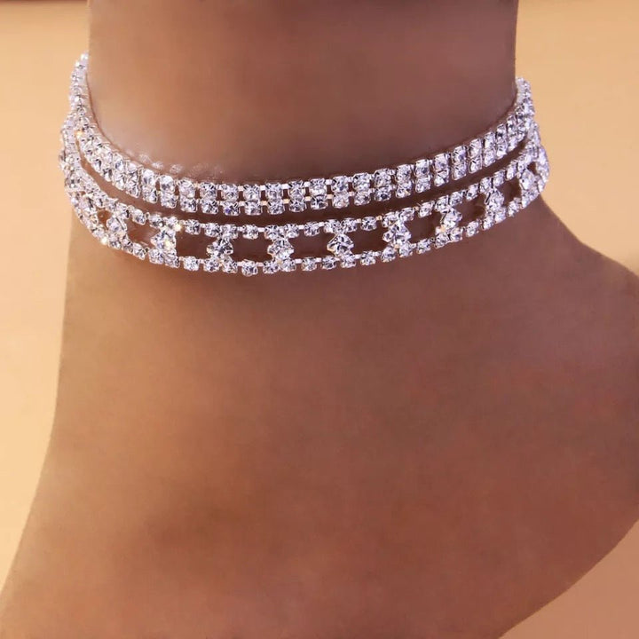 2pcs/set Handmade Tennis Anklet - Ruth Envision