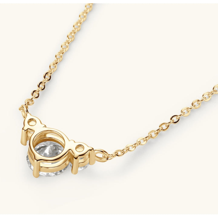 1.2 Carat Moissanite 925 Sterling Silver Necklace for Women