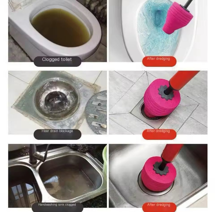 QuickFlush Toilet Plunger