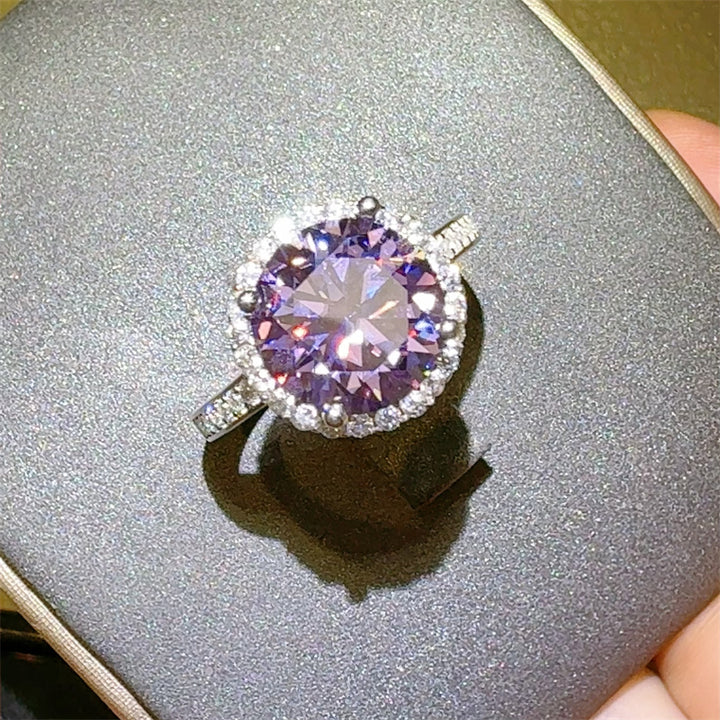 3 Carat Moissanite Zircon 925 Sterling Silver Ring Elegance