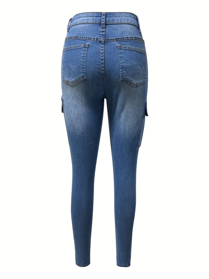 Skinny Jeans with Pockets for Women in Various Sizes