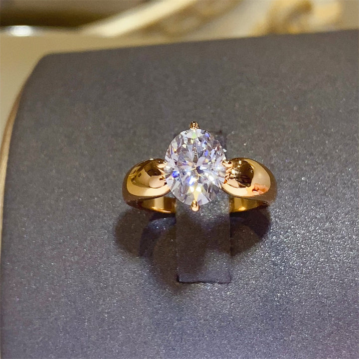 2 Carat Moissanite 925 Sterling Silver Ring for Elegance