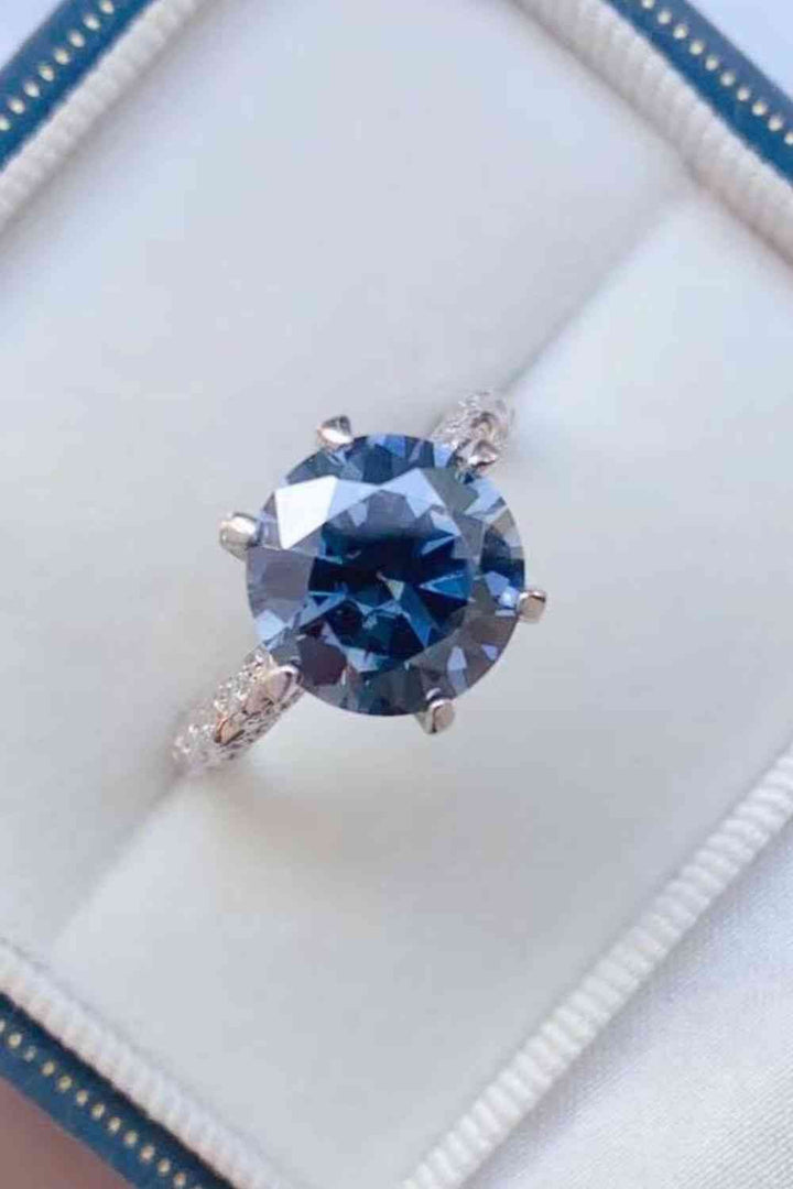 5 Carat Moissanite 925 Sterling Silver Ring for Elegance