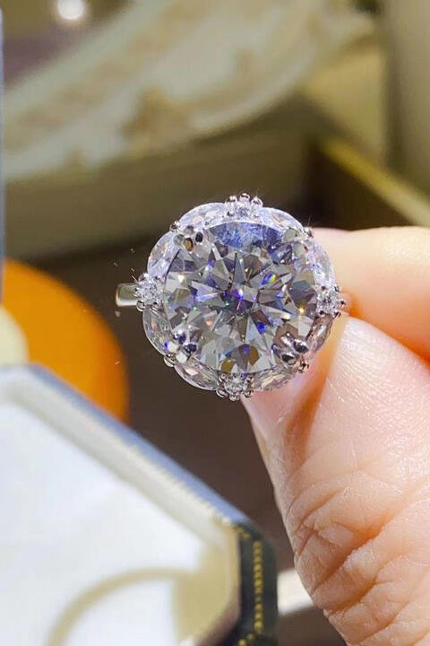 5 Carat Moissanite 925 Sterling Silver Ring For Women