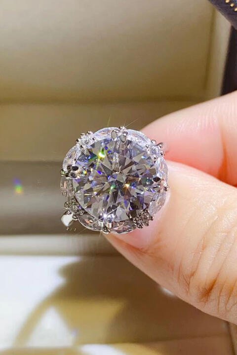 5 Carat Moissanite 925 Sterling Silver Ring For Women