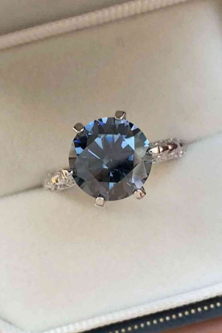 5 Carat Moissanite 925 Sterling Silver Ring for Elegance
