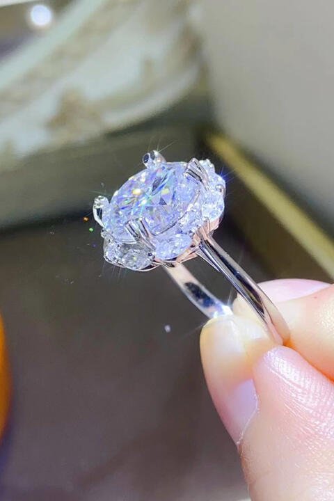 5 Carat Moissanite 925 Sterling Silver Ring For Women
