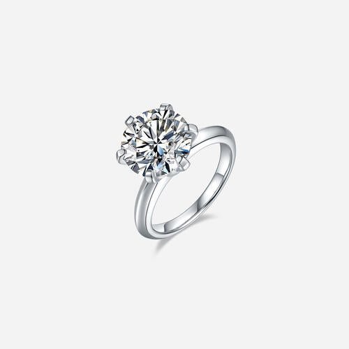 5 Carat Moissanite 925 Sterling Silver Ring for Women