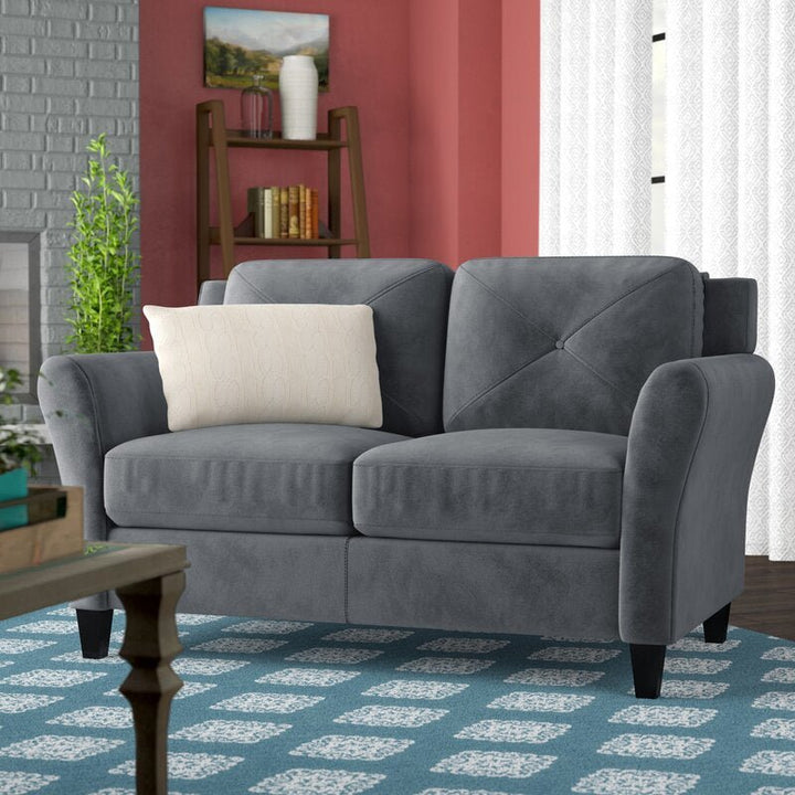 57.9" Round Arm Loveseat - Ruth Envision