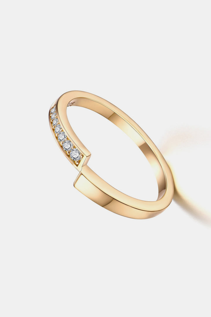 Moissanite 925 Sterling Silver Ring for Elegance and Style