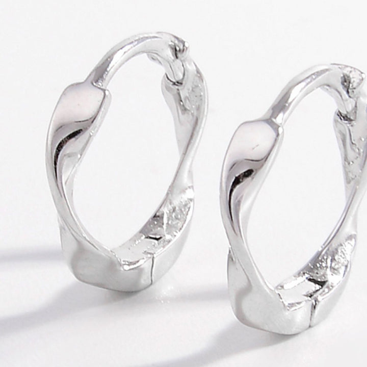 Elegant 925 Sterling Silver Hoop Earrings for All Occasions