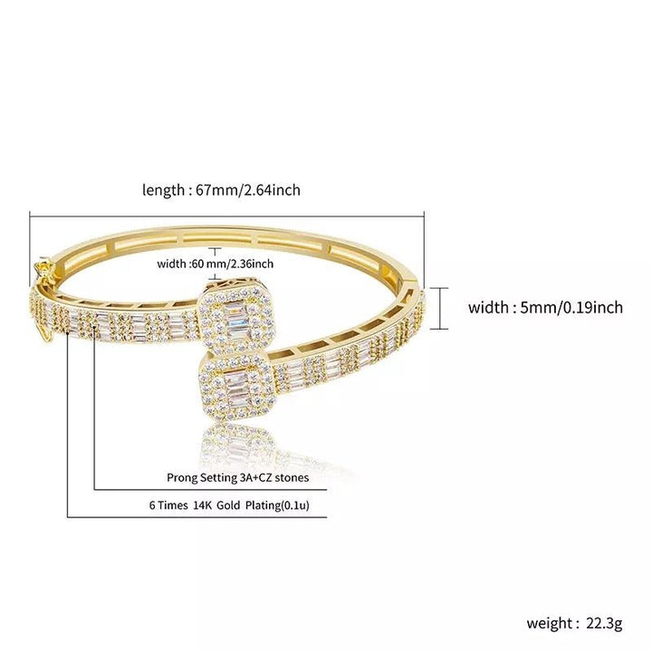 5mm Ice Bracelet for Ladies with Petite Wrists