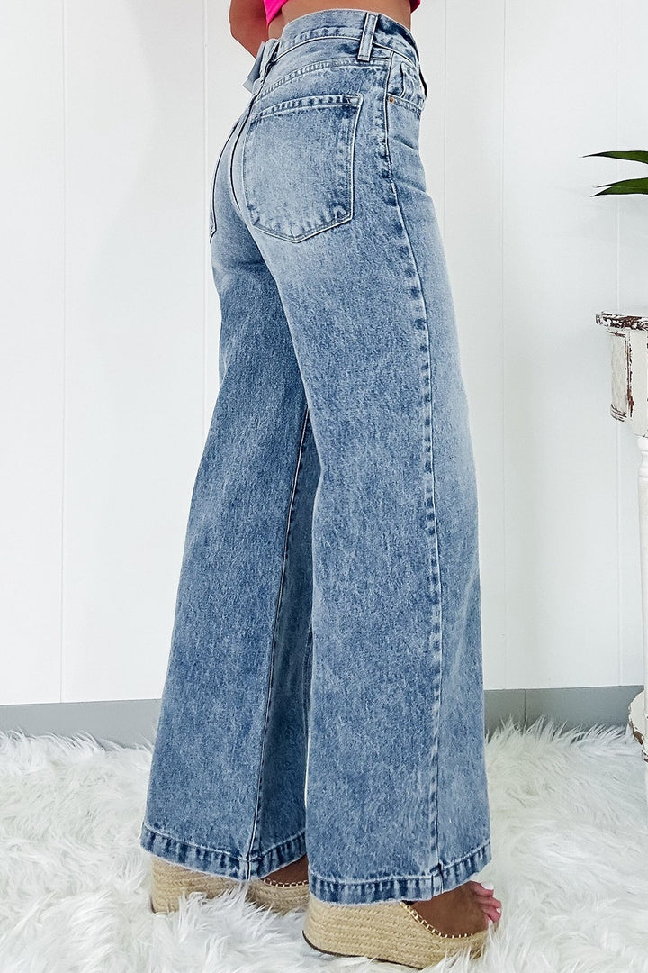 High Waist Wide Leg Jeans for Stylish Comfort and Fit