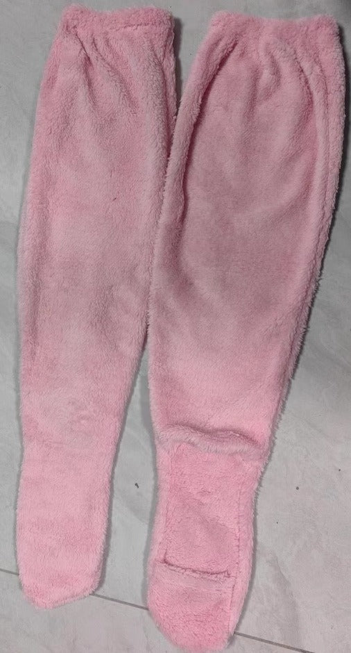 Cozy Fuzzy Over-Knee Plush Socks for Winter Warmth