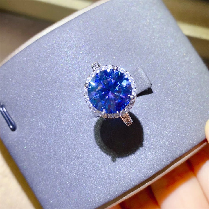 5 Carat Moissanite 925 Sterling Silver Ring for Elegance