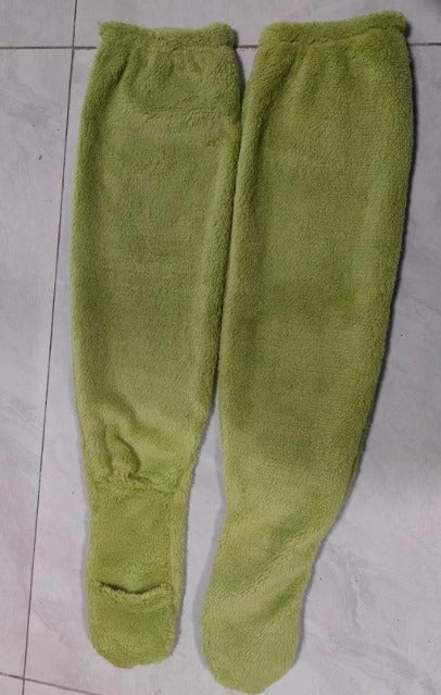 Cozy Fuzzy Over-Knee Plush Socks for Winter Warmth