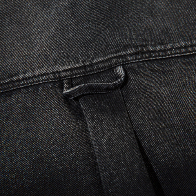 Retro Distressed Denim Relaxed Fit Short Sleeve Shirt Men