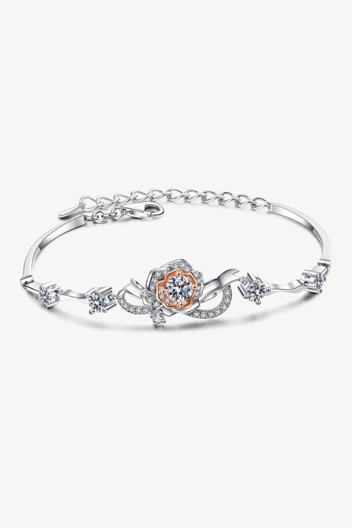 Elegant 925 Sterling Silver Moissanite Bracelet for Women