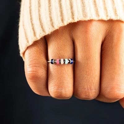 Elegant 925 Sterling Silver Oil Drip Ring for Style
