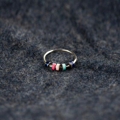 Elegant 925 Sterling Silver Oil Drip Ring for Style