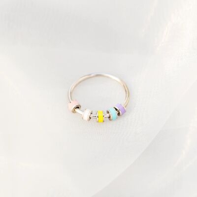 Elegant 925 Sterling Silver Oil Drip Ring for Style