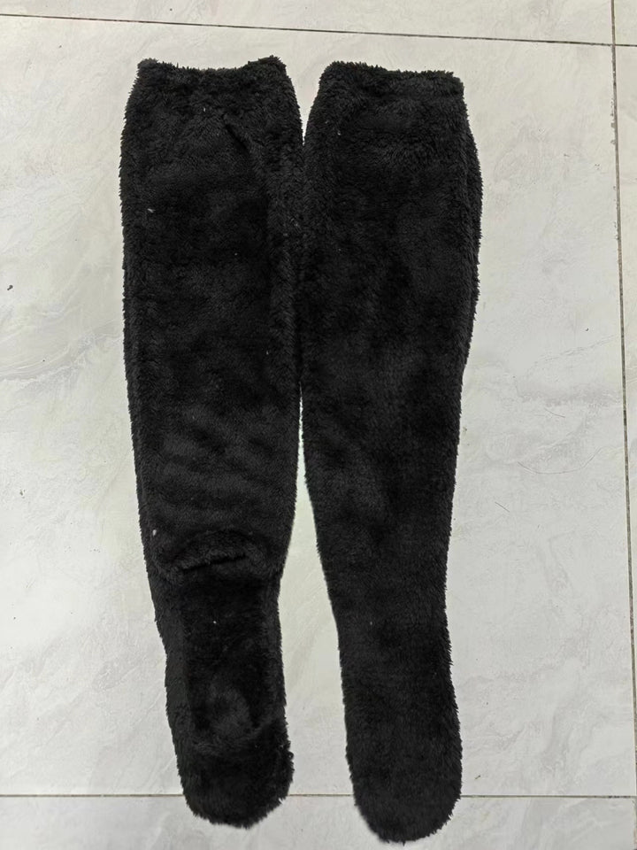 Cozy Fuzzy Over-Knee Plush Socks for Winter Warmth