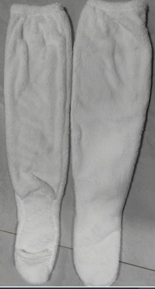 Cozy Fuzzy Over-Knee Plush Socks for Winter Warmth