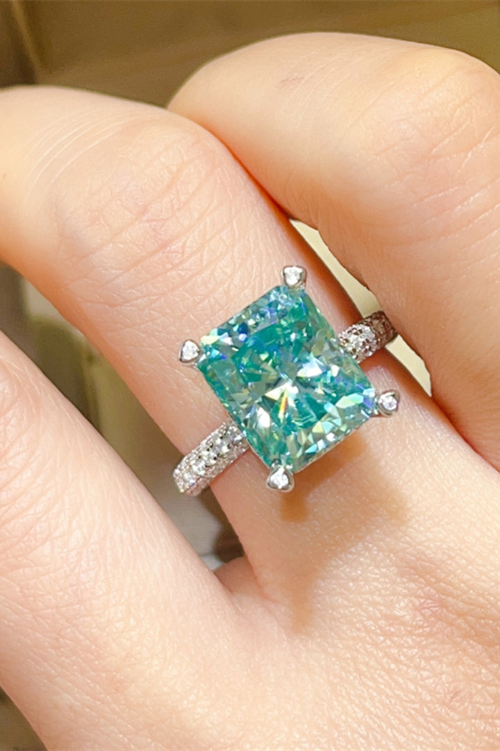 5 Carat Moissanite 925 Sterling Silver Ring for Women