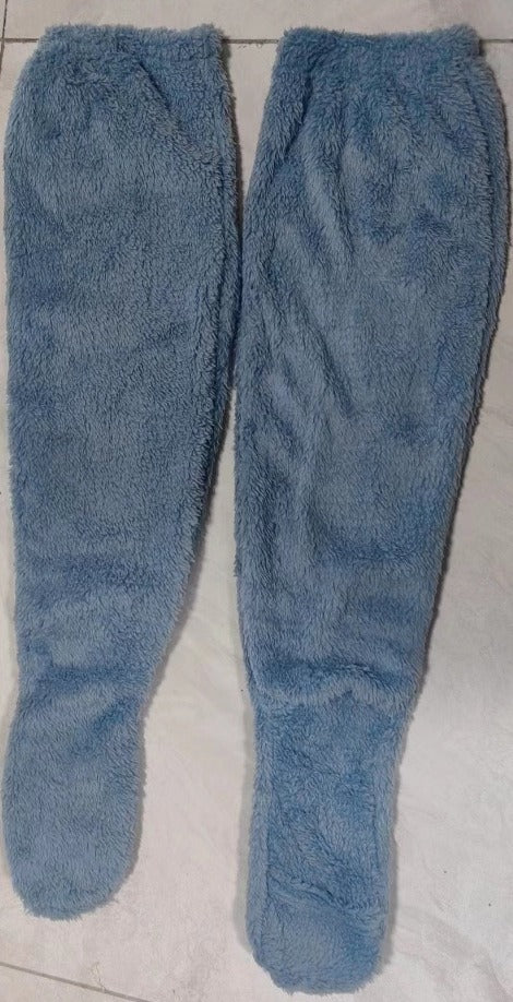 Cozy Fuzzy Over-Knee Plush Socks for Winter Warmth