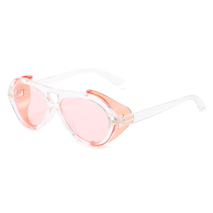 Punk sunglasses steam glasses personalized oval sunglasses