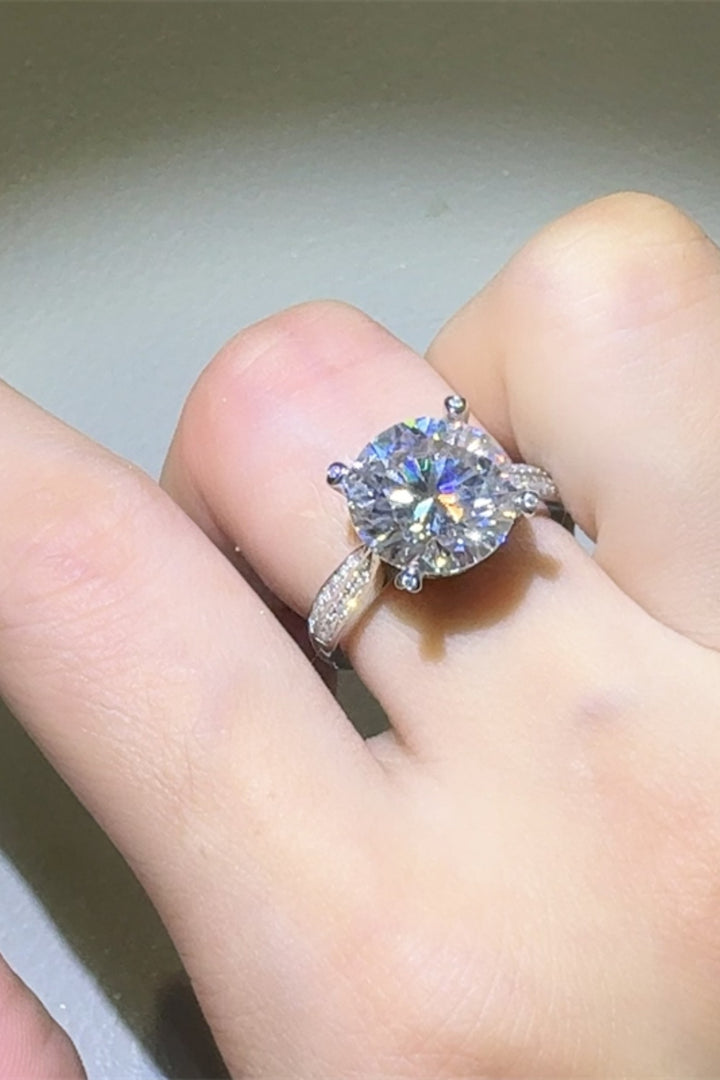5 Carat Moissanite 925 Sterling Silver Ring for Women