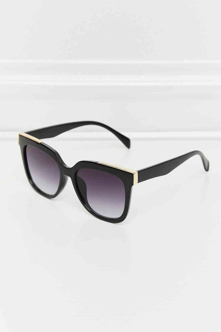 Chic Acetate Full Rim Sunglasses with UV Protection