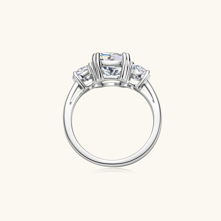 3.5 Carat Moissanite 925 Sterling Silver Ring for Women