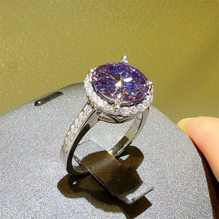 3 Carat Moissanite Zircon 925 Sterling Silver Ring Elegance