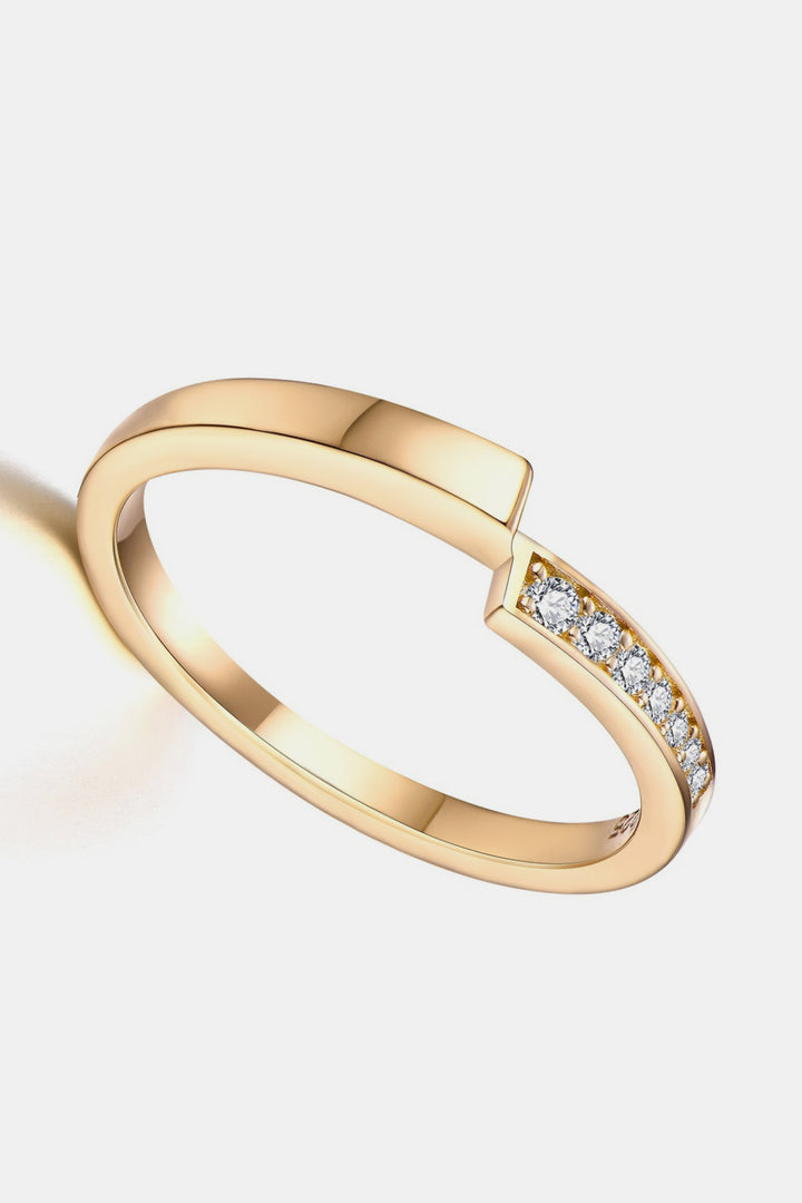 Moissanite 925 Sterling Silver Ring for Elegance and Style