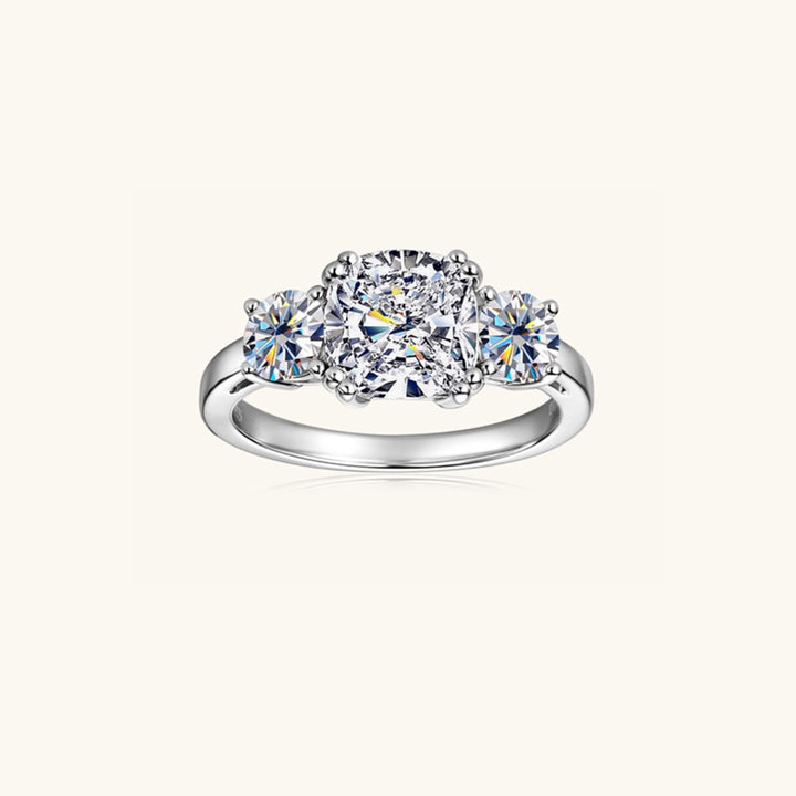 3.5 Carat Moissanite 925 Sterling Silver Ring for Women