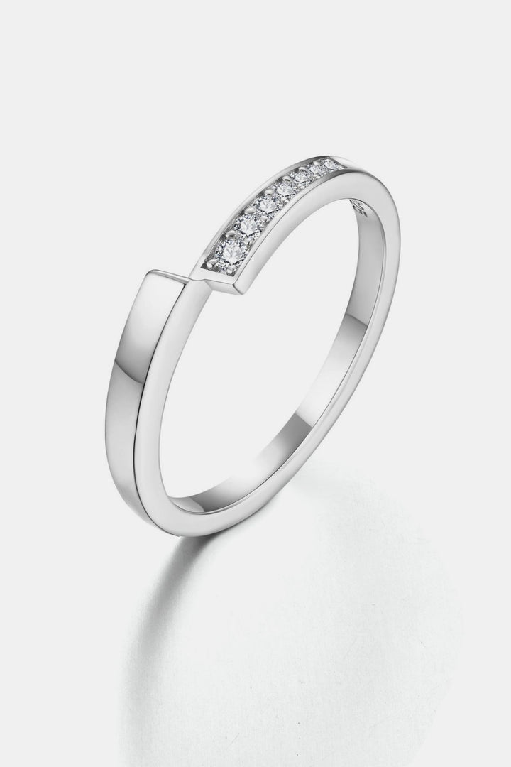 Moissanite 925 Sterling Silver Ring for Elegance and Style