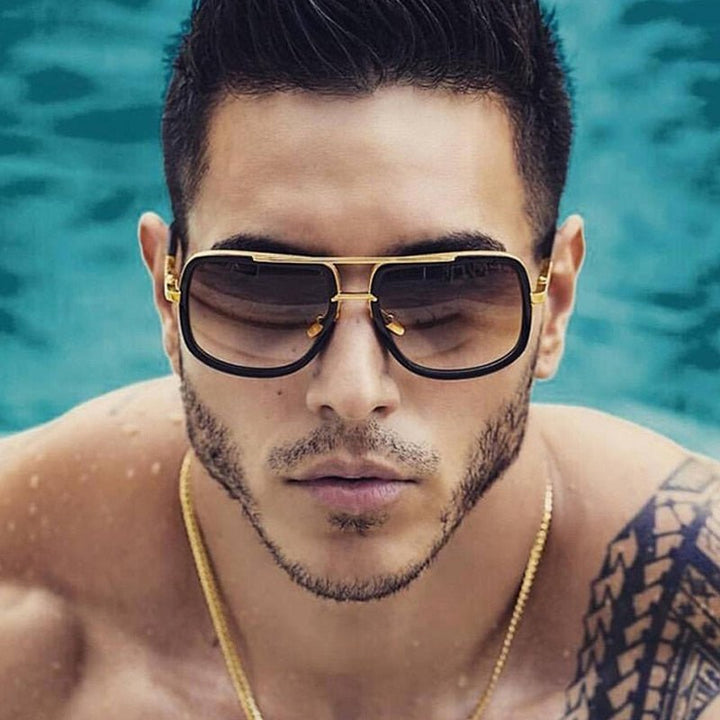 Timeless Retro Oversized Unisex Sunglasses with UV400 Protection