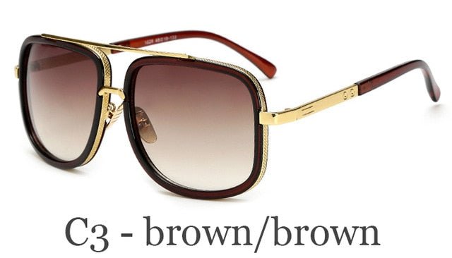 Timeless Retro Oversized Unisex Sunglasses with UV400 Protection