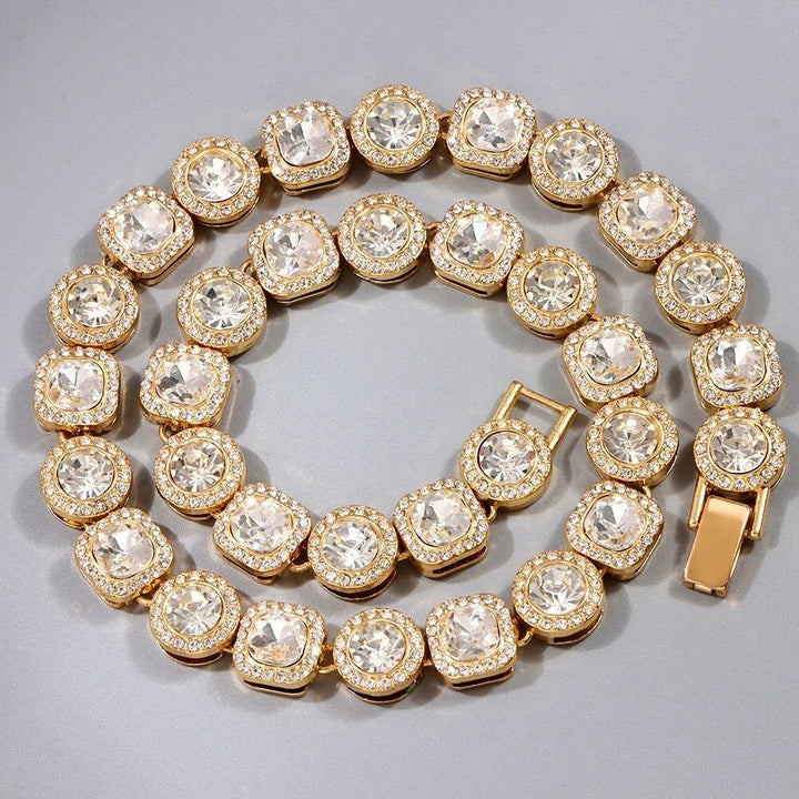 Cluttered Tennis Necklace