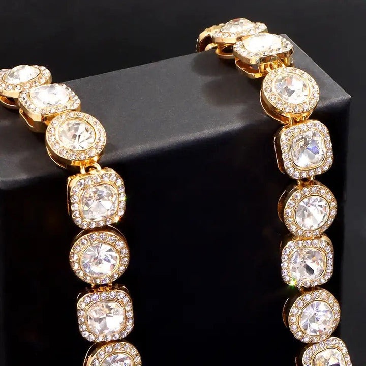 Cluttered Tennis Necklace