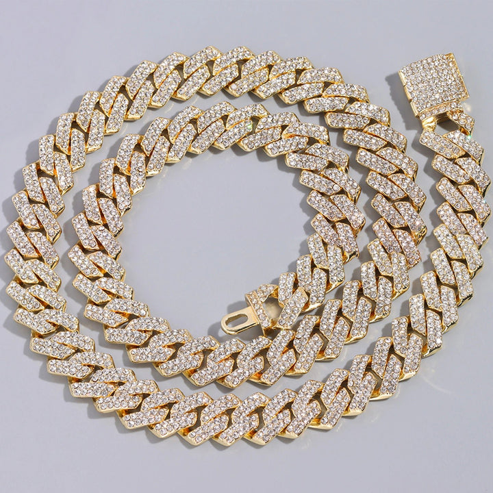 Cursive Letter Cuban Chain