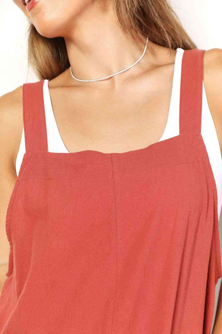 Stylish Utility Wide Leg Overalls with Front Pockets Online